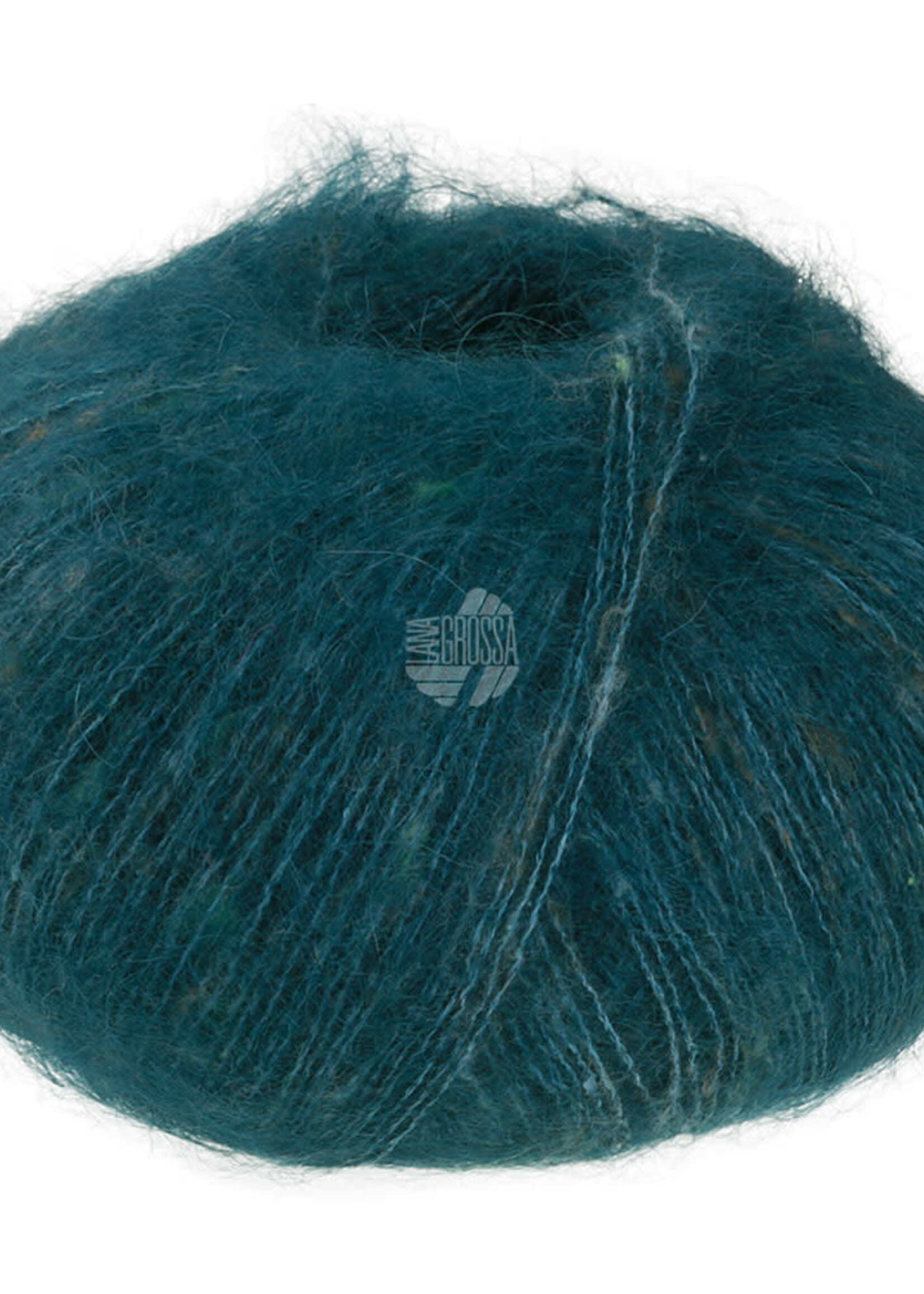 Lana Grossa Natural Superkid Tweed - Lana Grossa -634 diep zeegroen
