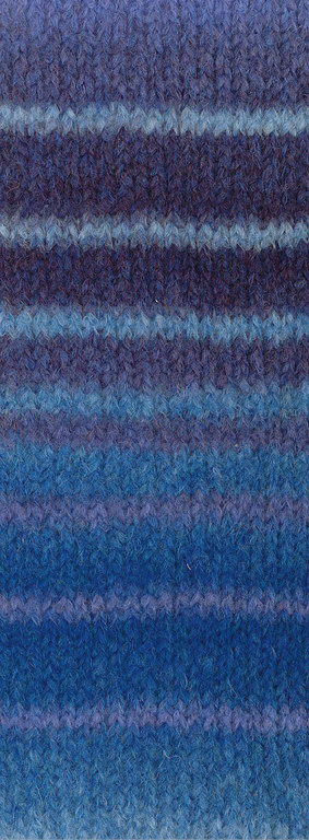 Lana Grossa Gigante - Lana Grossa -13 Aubergine/blauw-paars/licht/hemelsblauw/navy/navy/inkt/grijsblauw-25%