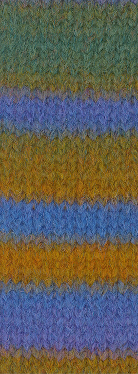 Lana Grossa Gigante - Lana Grossa -14 Violet/violetblauw/mosgroen/kaki/oker-25%