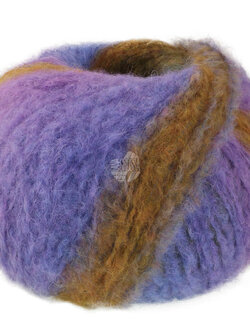 Lana Grossa Gigante - Lana Grossa -14 Violet/violetblauw/mosgroen/kaki/oker-25%
