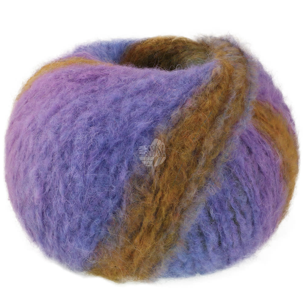 Lana Grossa Gigante - Lana Grossa -14 Violet/violetblauw/mosgroen/kaki/oker-25%