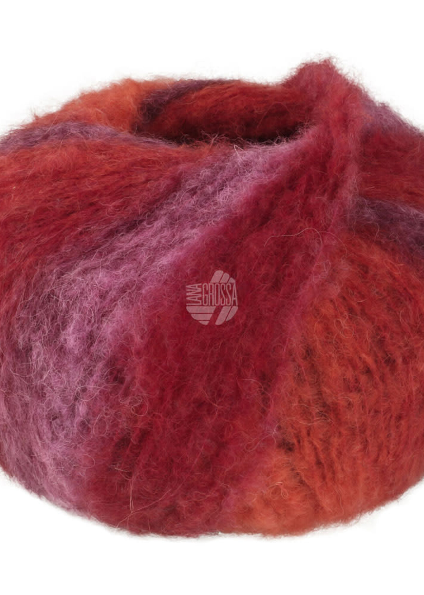 Lana Grossa Gigante - Lana Grossa -17 Bourgondië/Bordeaux/Cyclamen/Paprika rood/Bramen