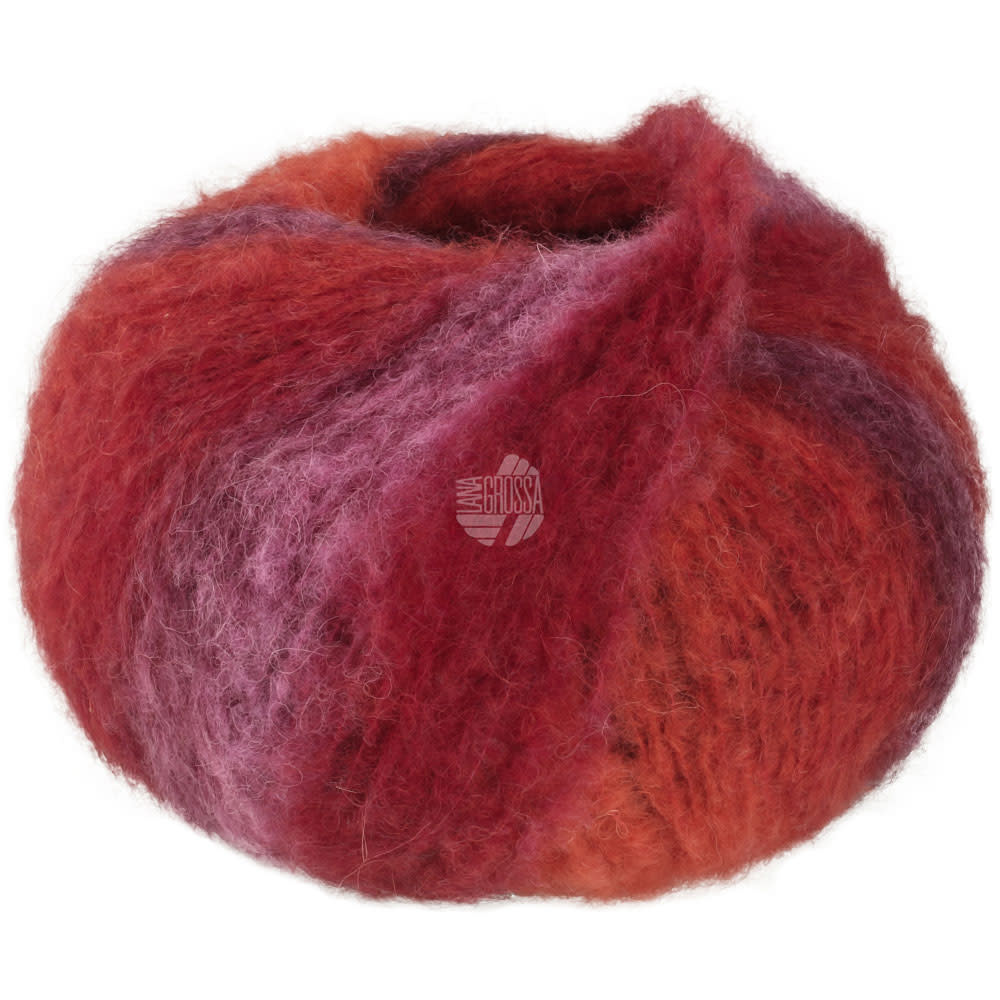 Lana Grossa Gigante - Lana Grossa -17 Bourgondië/Bordeaux/Cyclamen/Paprika rood/Bramen-25%
