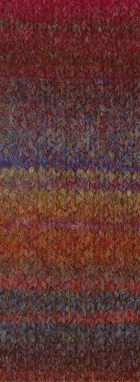 Lana Grossa Gigante Multi -Lana Grossa -103 Wijnrood/roodbruin/grijsrood/aubergine/kaki/grijsbruin-25%