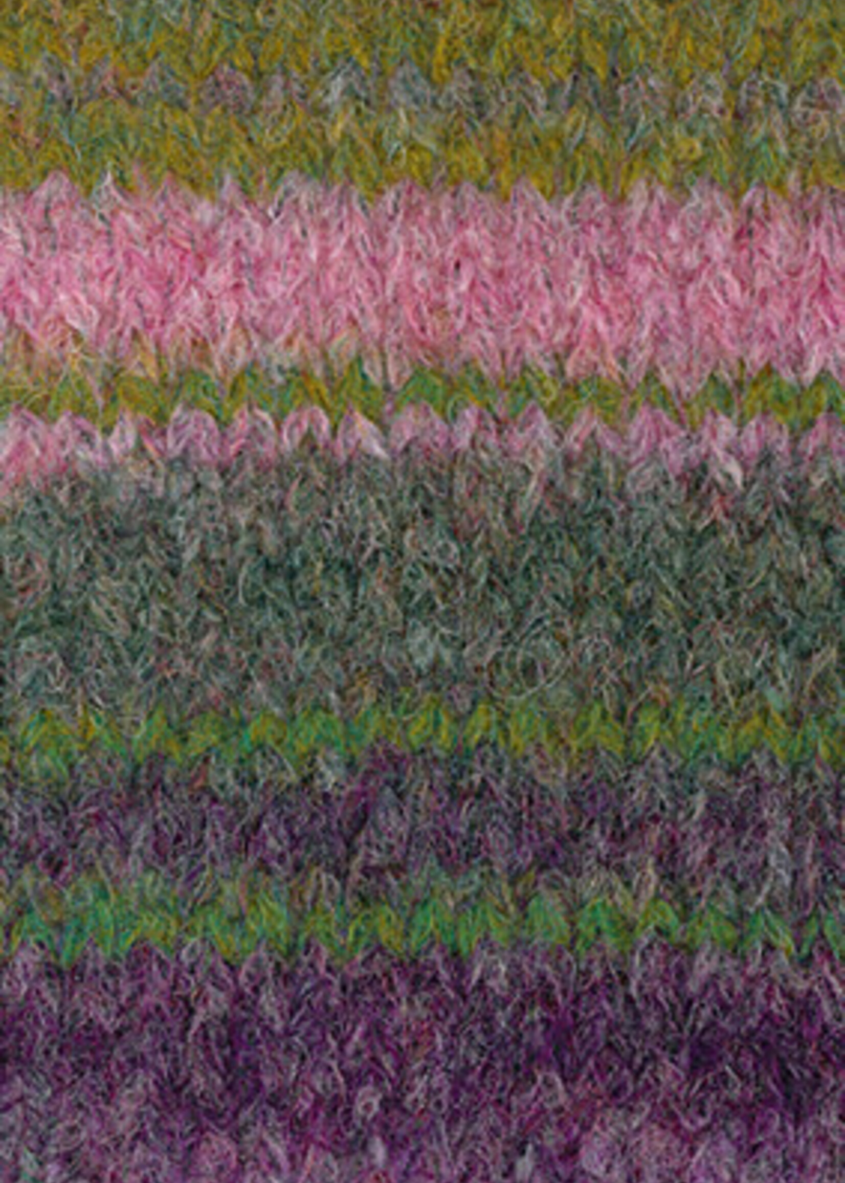 Lana Grossa Gigante Multi -Lana Grossa -106 Donker/licht olijf/roze/grijsgroen/bramen/antiekpaars