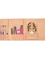 KnitPro Clay col. naalden & accessoire-etui 25x18x2cm