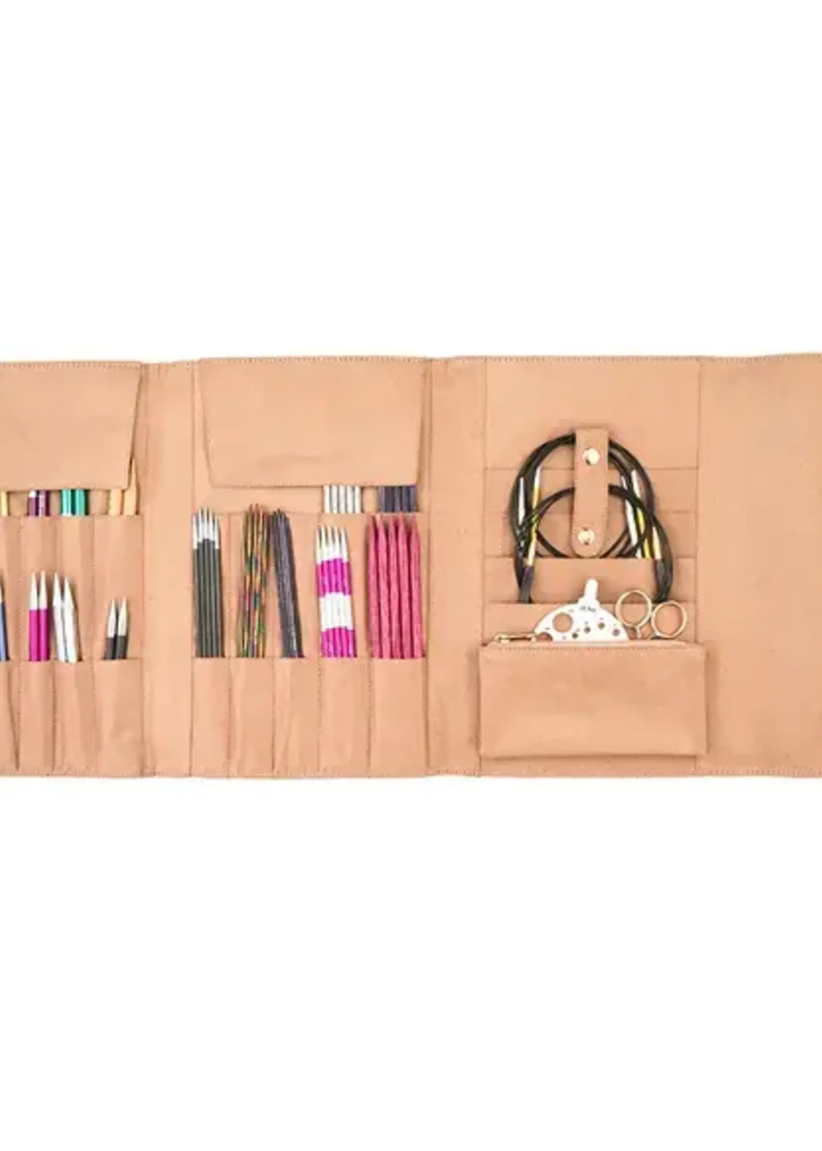KnitPro Clay col. naalden & accessoire-etui 25x18x2cm