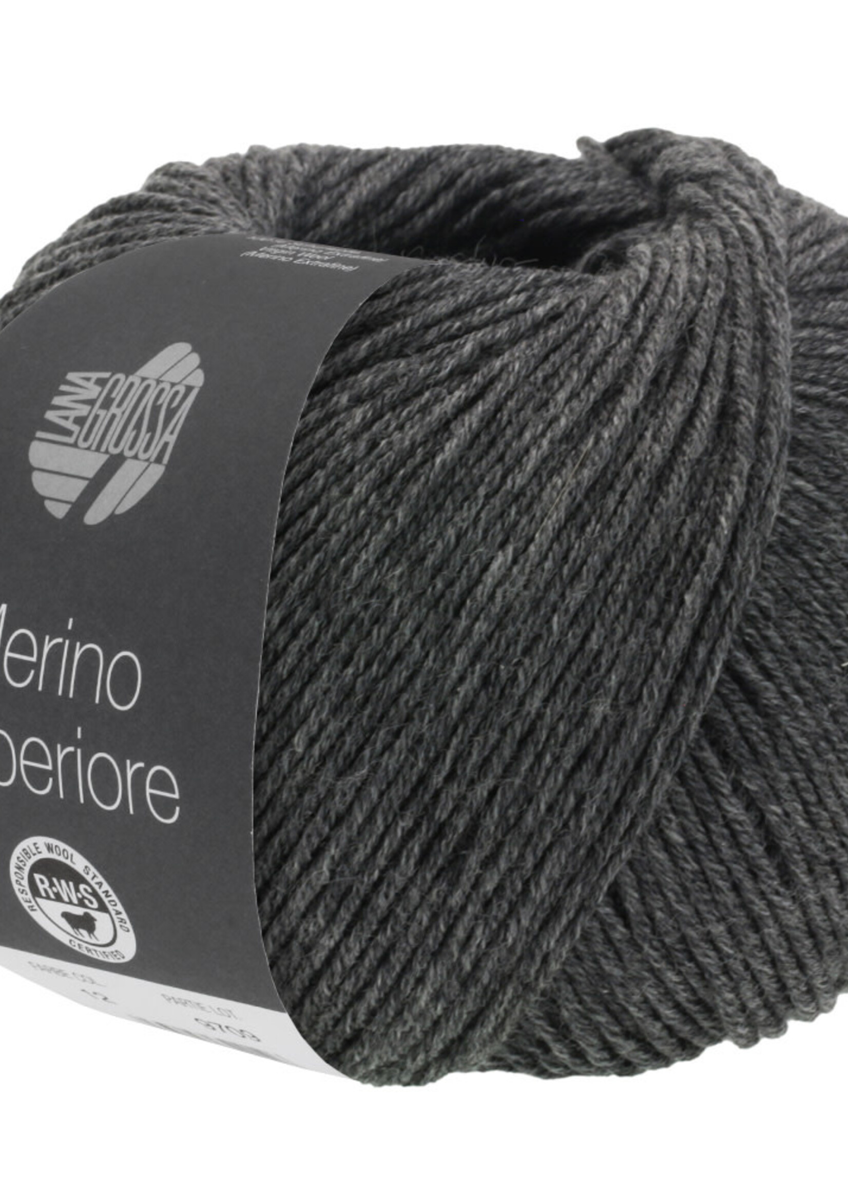 Lana Grossa Merino Superiore - Lana Grossa -06 Donkergrijs