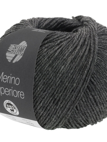 Lana Grossa Merino Superiore -06 donkergrijs