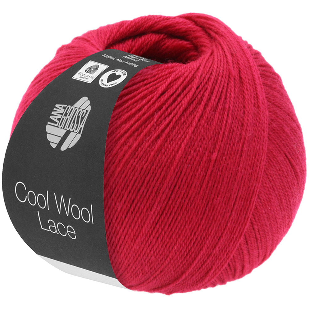 Lana Grossa Cool Wool Lace -51 rood