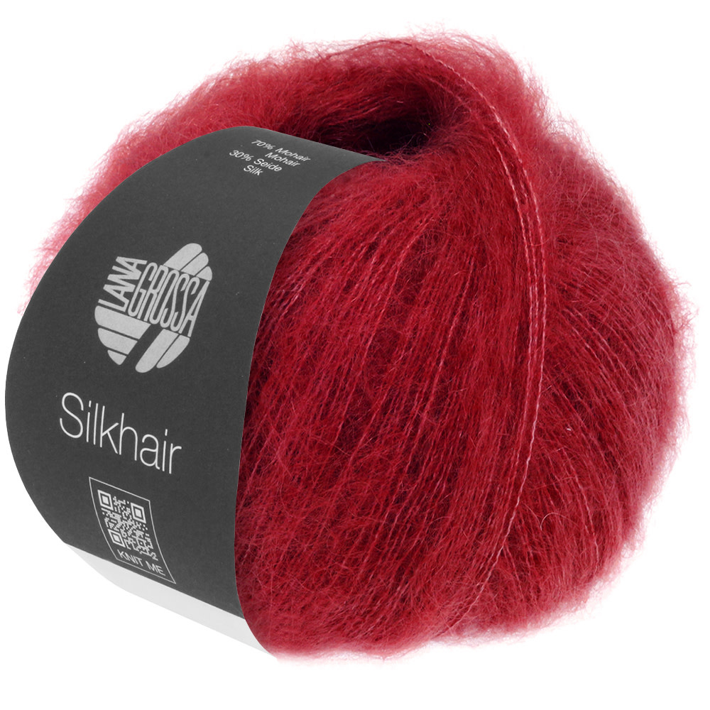Lana Grossa Silkhair - Lana Grossa -208 wijnrood