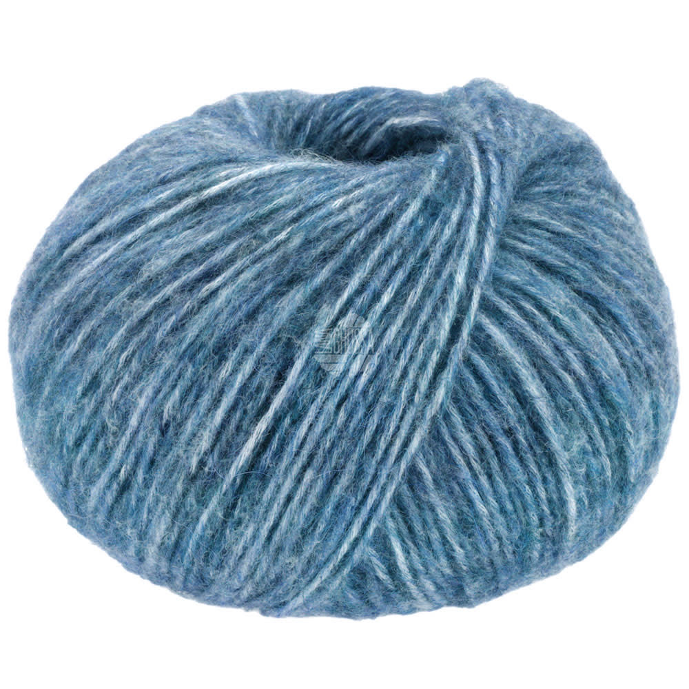 Lana Grossa Natural Alpaca Pelo - Lana Grossa 035-Donker petrol gevlekt