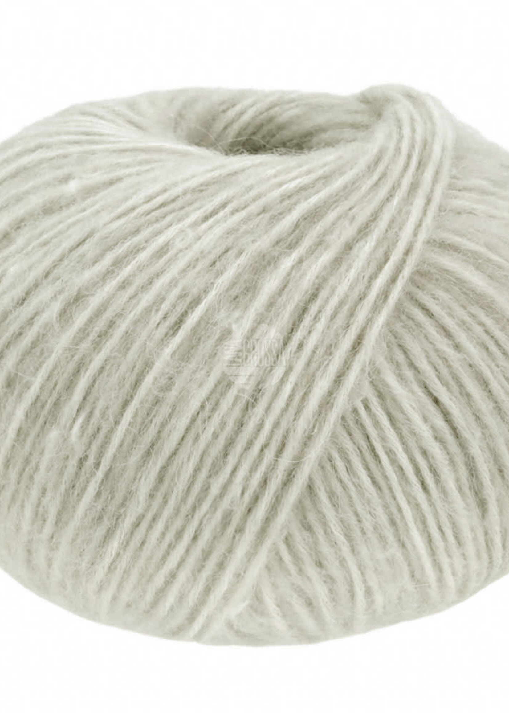 Lana Grossa Natural Alpaca Pelo - Lana Grossa 036-Ruw wit/lichtgrijs