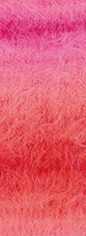 Lana Grossa Basta Mista -106 rose/felroze/zalm/koraal/rood