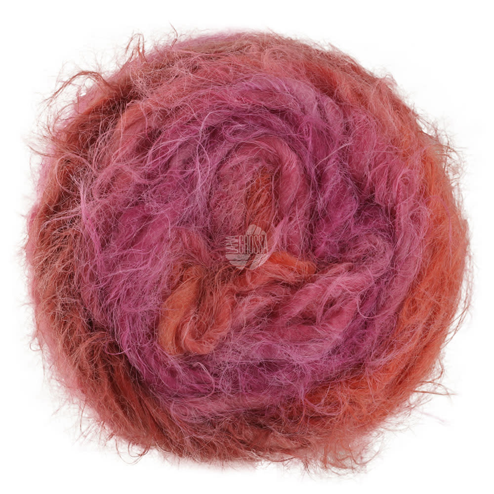 Lana Grossa Basta Mista -107-rood violet/foksia/oudroze/wijnrood/bourgondisch