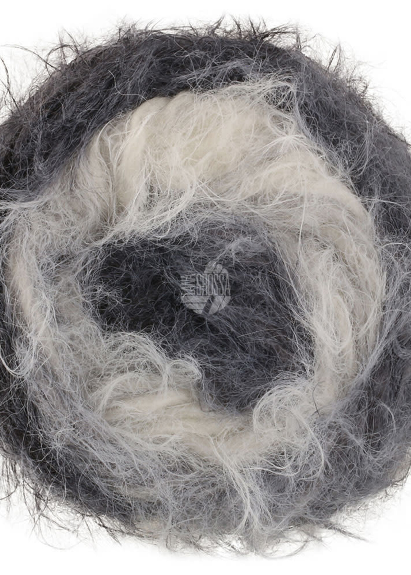 Lana Grossa Basta Mista -109-wit/licht grijs/middelen grijs/donker grijs/antraciet