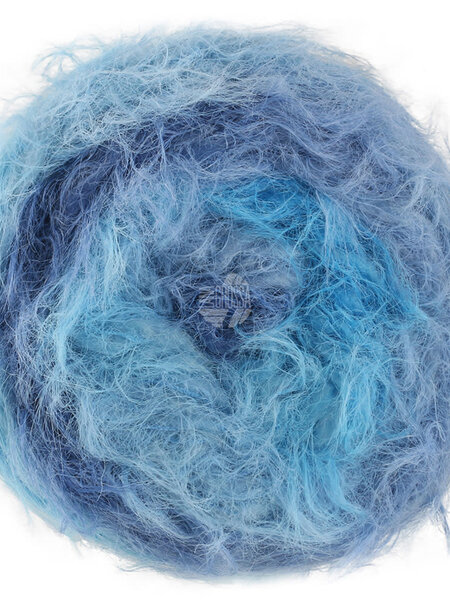 Lana Grossa Basta Mista -110-turkoois/Adriatisch blauw/duifblauw/donker blauw