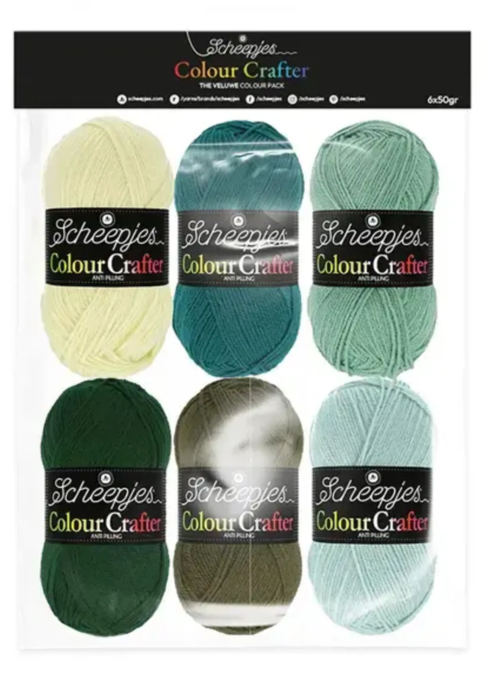 Scheepjes Colour Crafter colour pack 6x50g- The Veluwe