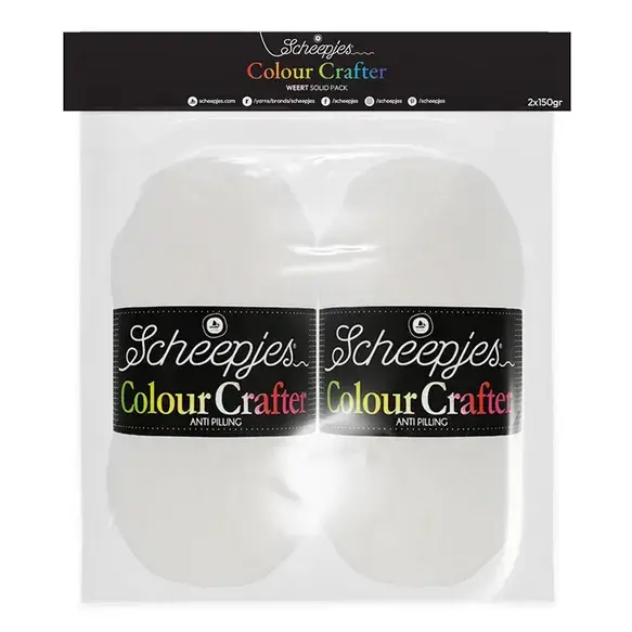 Scheepjes Colour Crafter Solid Pack 2x150g- Weert