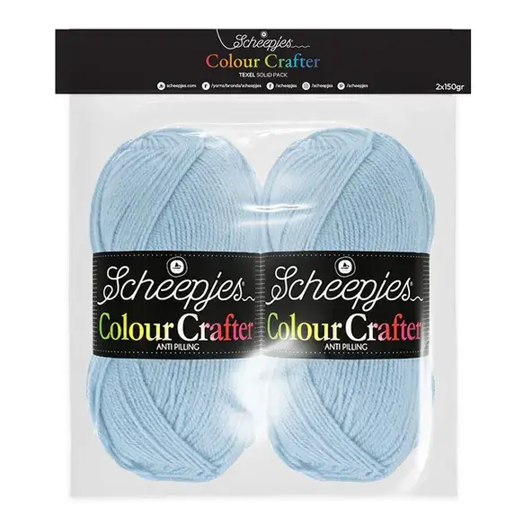 Scheepjes Colour Crafter Solid Pack 2x150g - Texel