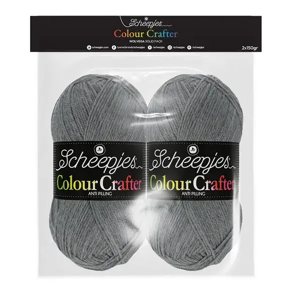 Scheepjes Colour Crafter Solid Pack 2x150g- Wolvega