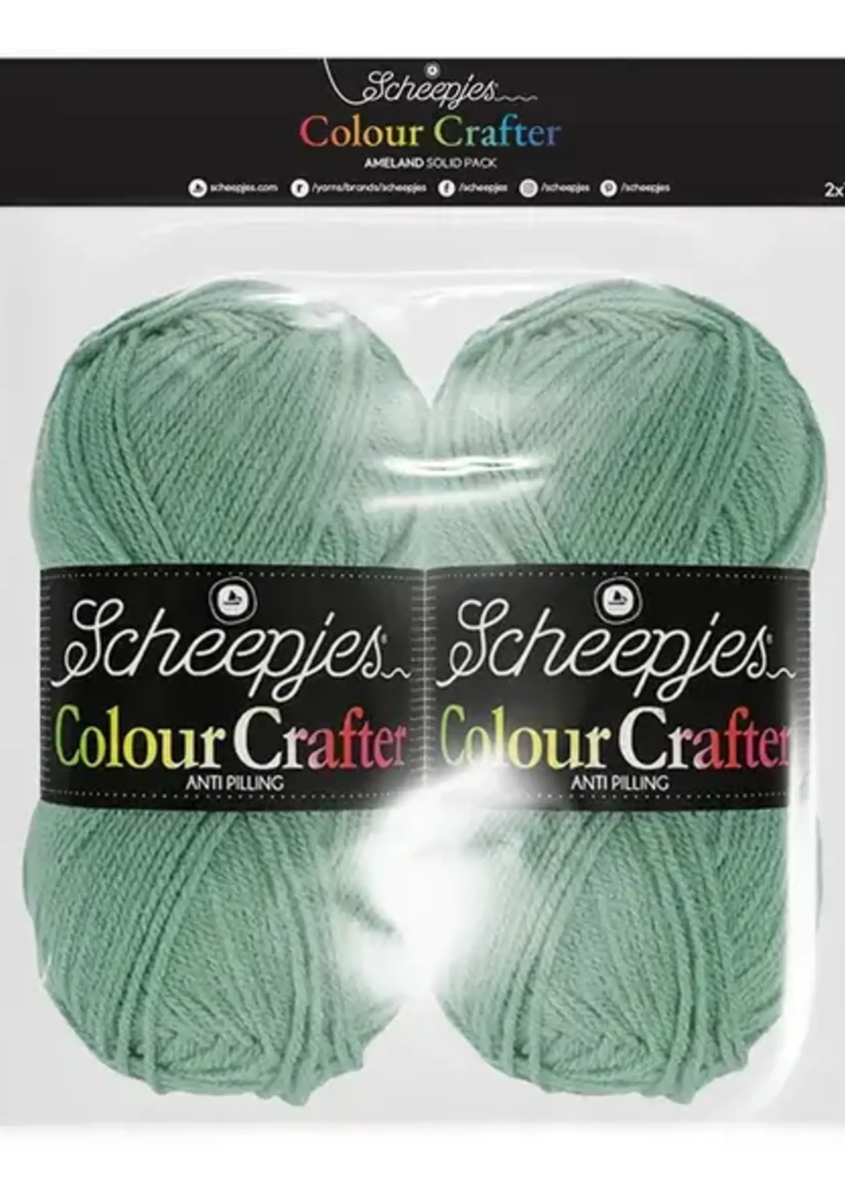 Scheepjes Colour Crafter Solid Pack 2x150g- Ameland