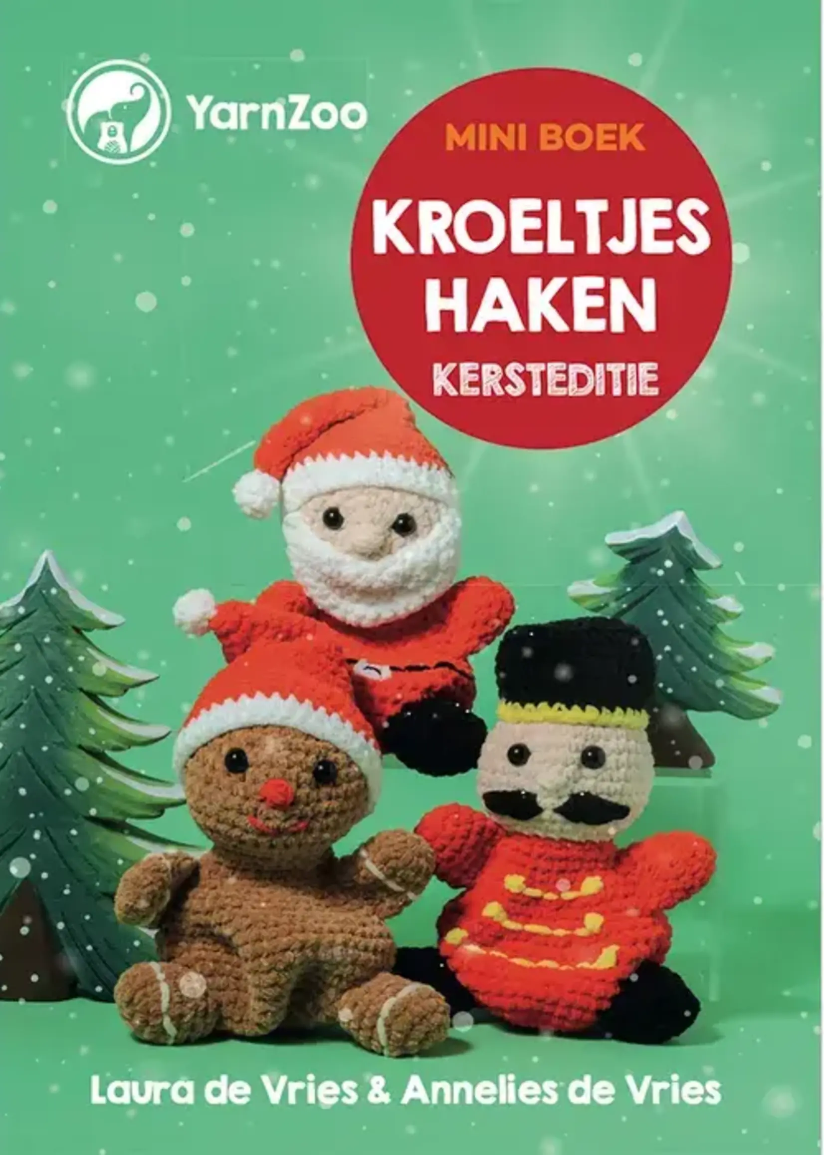 Mini Haakboek Kroeltjes: Kersteditie- L. en A. de Vries