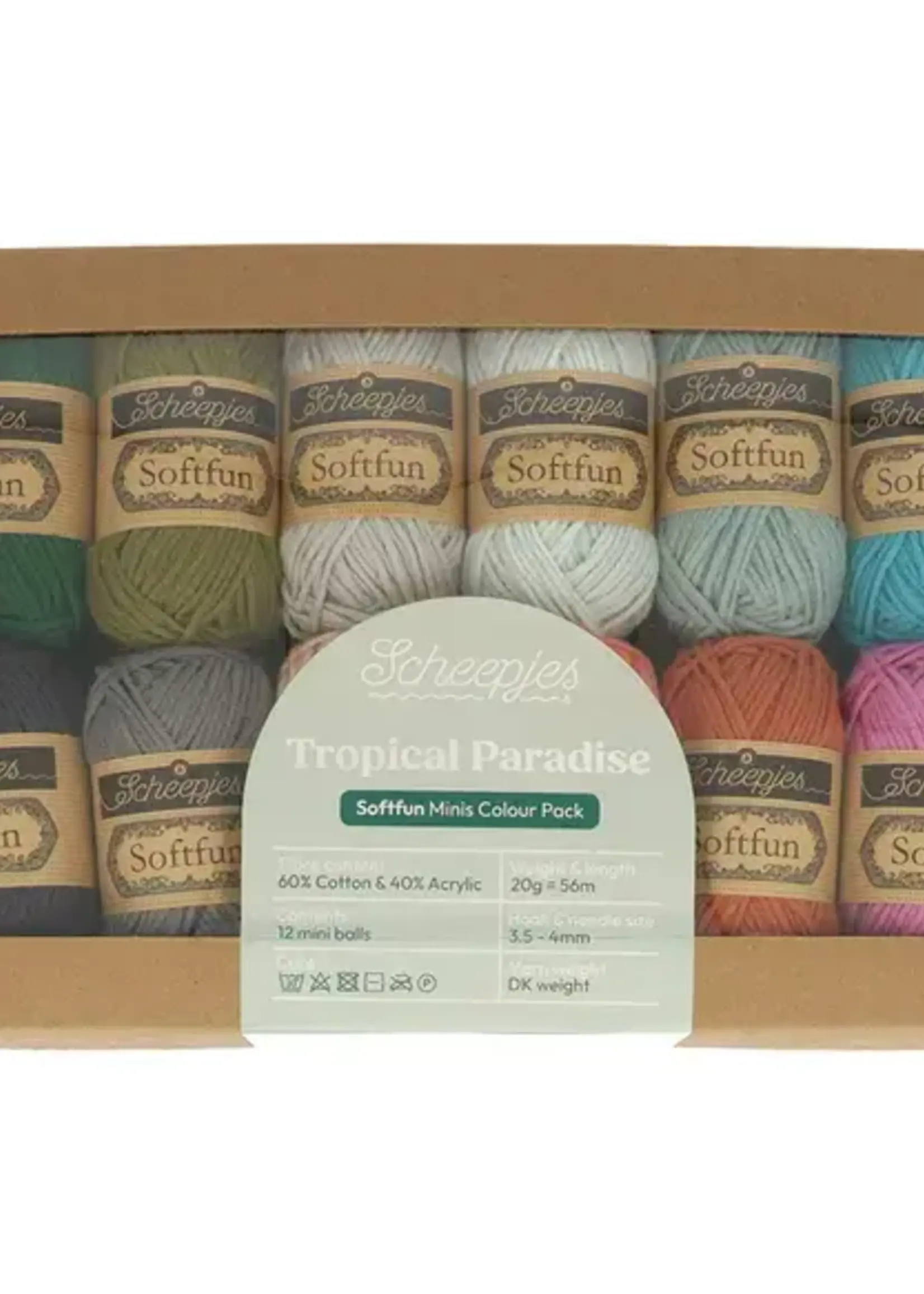 Scheepjes Scheepjes Softfun colour pack 12x20g - Trop. Paradise