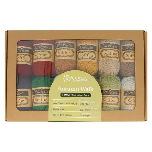 Scheepjes Scheepjes Softfun colour pack 12x20g - Autumn Walk
