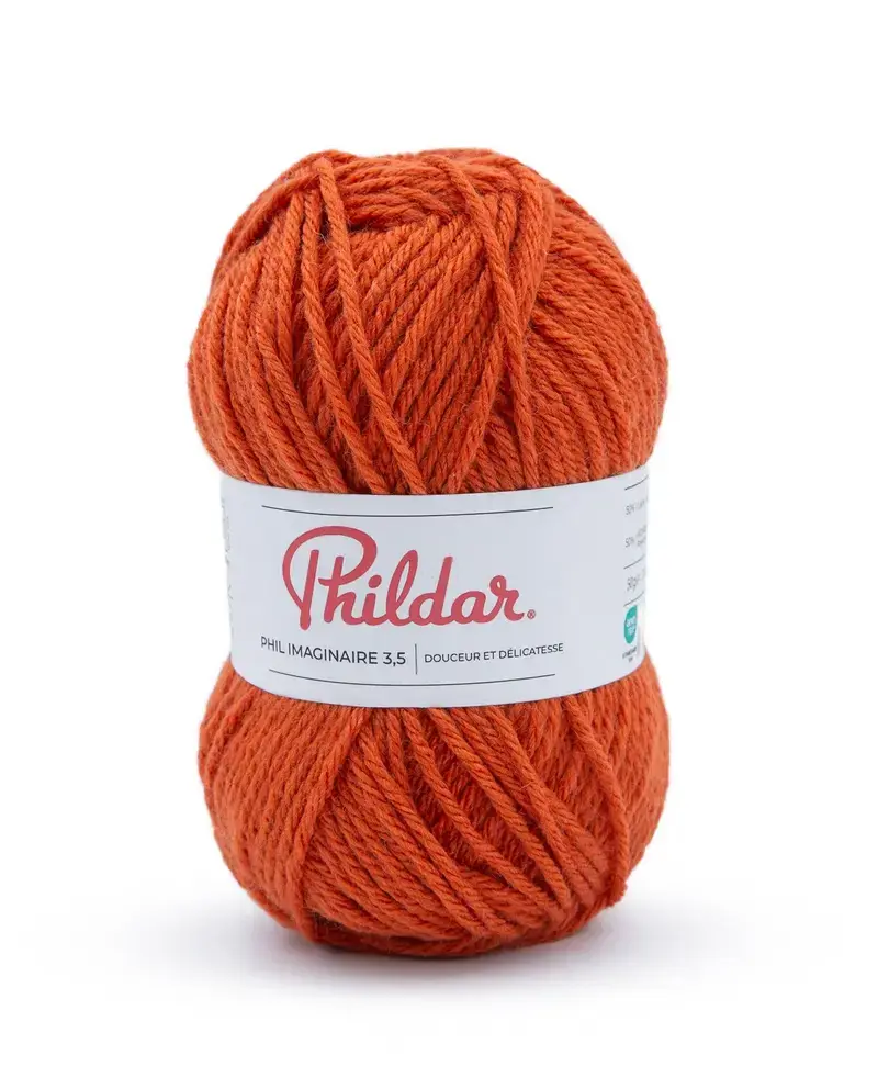 Phildar Phil Imaginaire 3.5 -orange carotte