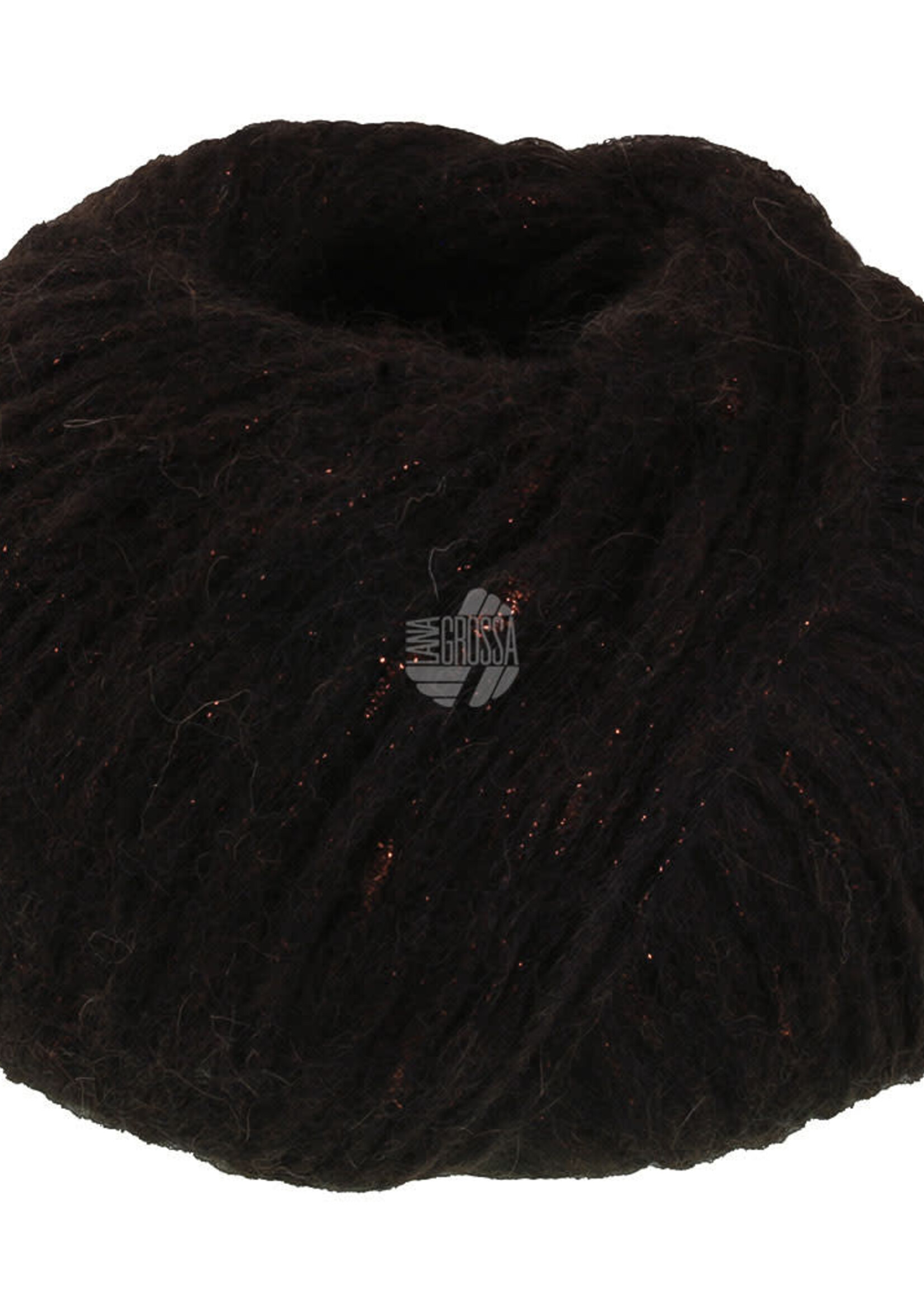 Lana Grossa Lucciola - Lana Grossa -12 zwartbruin