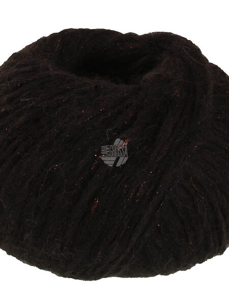 Lana Grossa Lucciola - Lana Grossa -12 zwartbruin30%