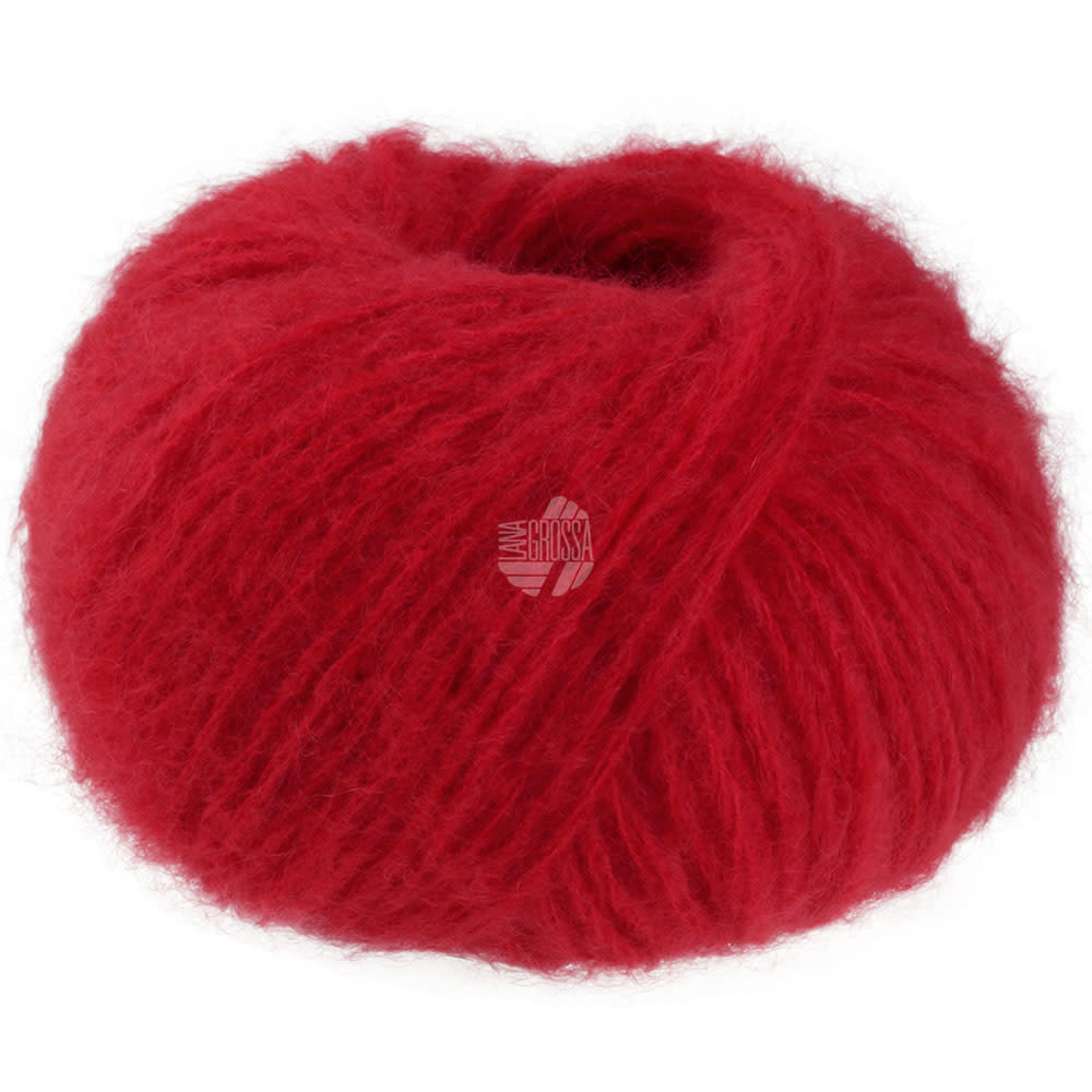 Lana Grossa Mohair Di Gio -05 wijnrood