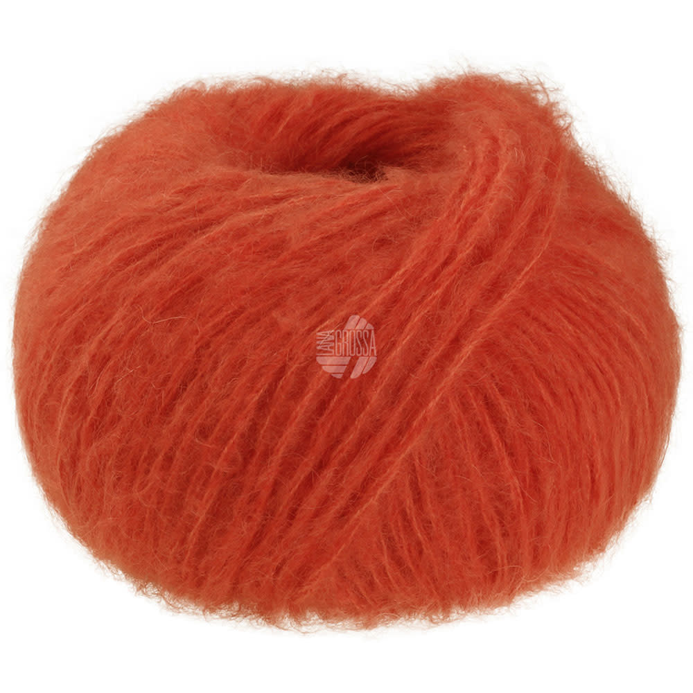 Lana Grossa Mohair Di Gio -06 oranjerood