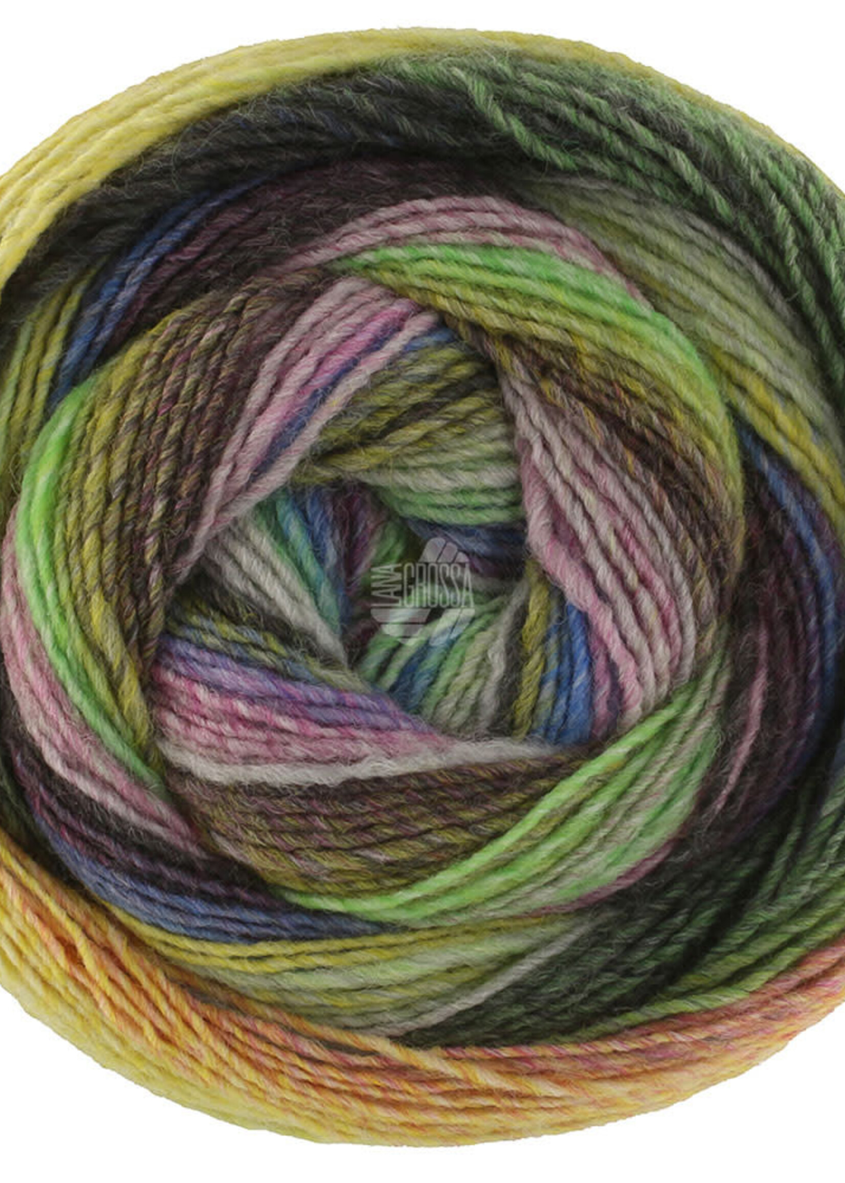 Lana Grossa Gomitolo Fumo -514 Witgroen/Mint/Licht-/Groengrijs/Jeans/Petrol/Roze/Groen