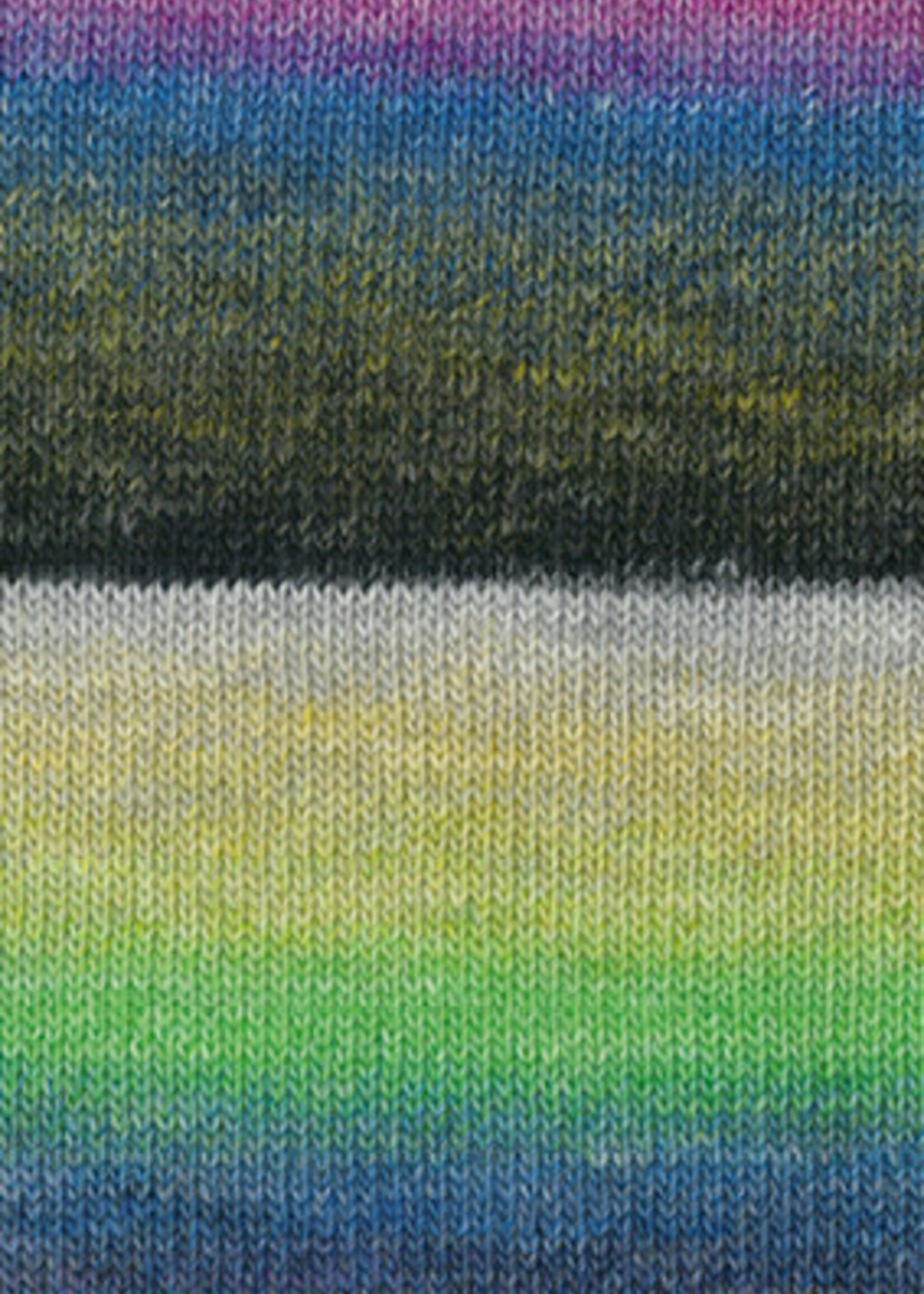 Lana Grossa Gomitolo Fumo -514 Witgroen/Mint/Licht-/Groengrijs/Jeans/Petrol/Roze/Groen