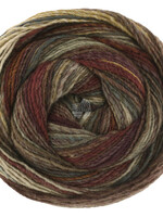 Lana Grossa Gomitolo Intenso -234 Grijsbeige/taupe/rood/grijsbruin/donkergrijs/groenbruin/donkerpetrol