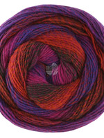 Lana Grossa Gomitolo Versione -459 Roodpaars/Paars/Zwartgroen/Terracotta/ Blauwpaars