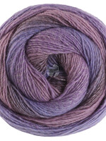 Lana Grossa Gomitolo Gala -4027-sering/mauve/grijs paars/blauw paars/shiner blauw