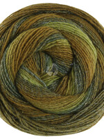 Lana Grossa Gomitolo Gala -4035 Bosgroen/mosgroen/okerbruin/pistache