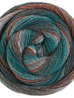 Lana Grossa Gomitolo Gala -4036 Marone/petrol/zee/grijsgroen/lichtgrijs