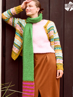 Sjaal Brigitte no3 camel - breipakket