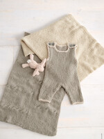 Babydeken noppenpatroon Leggerissimo paars - breipakket