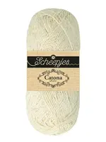 Scheepjes Catona Shine -Scheepjes - 105-G Bridal White - Gold