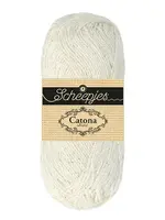 Scheepjes Catona Shine -Scheepjes  - 105-S Bridal White - Silver