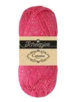Scheepjes Catona Shine -Scheepjes - 114-S Shocking Pink - Silver