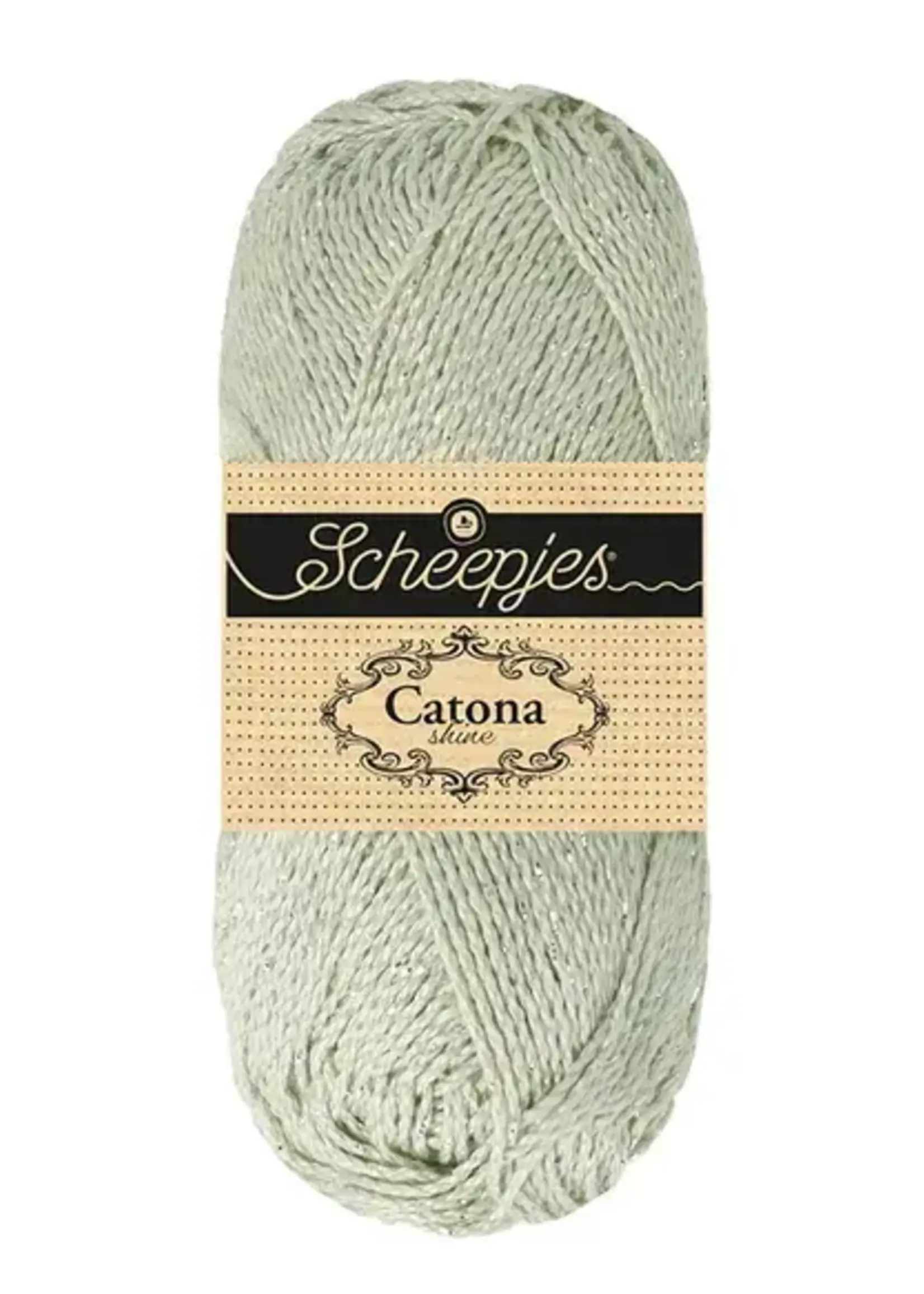 Scheepjes Catona Shine -Scheepjes  - 172-S Light Silver - Silver