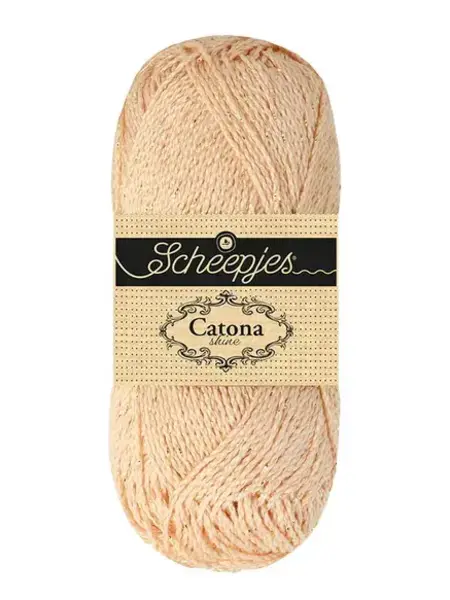 Scheepjes Catona Shine -Scheepjes  - 255-G Shell - Gold