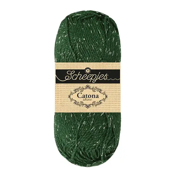 Scheepjes Catona Shine -Scheepjes  - 525-S Fir - Silver