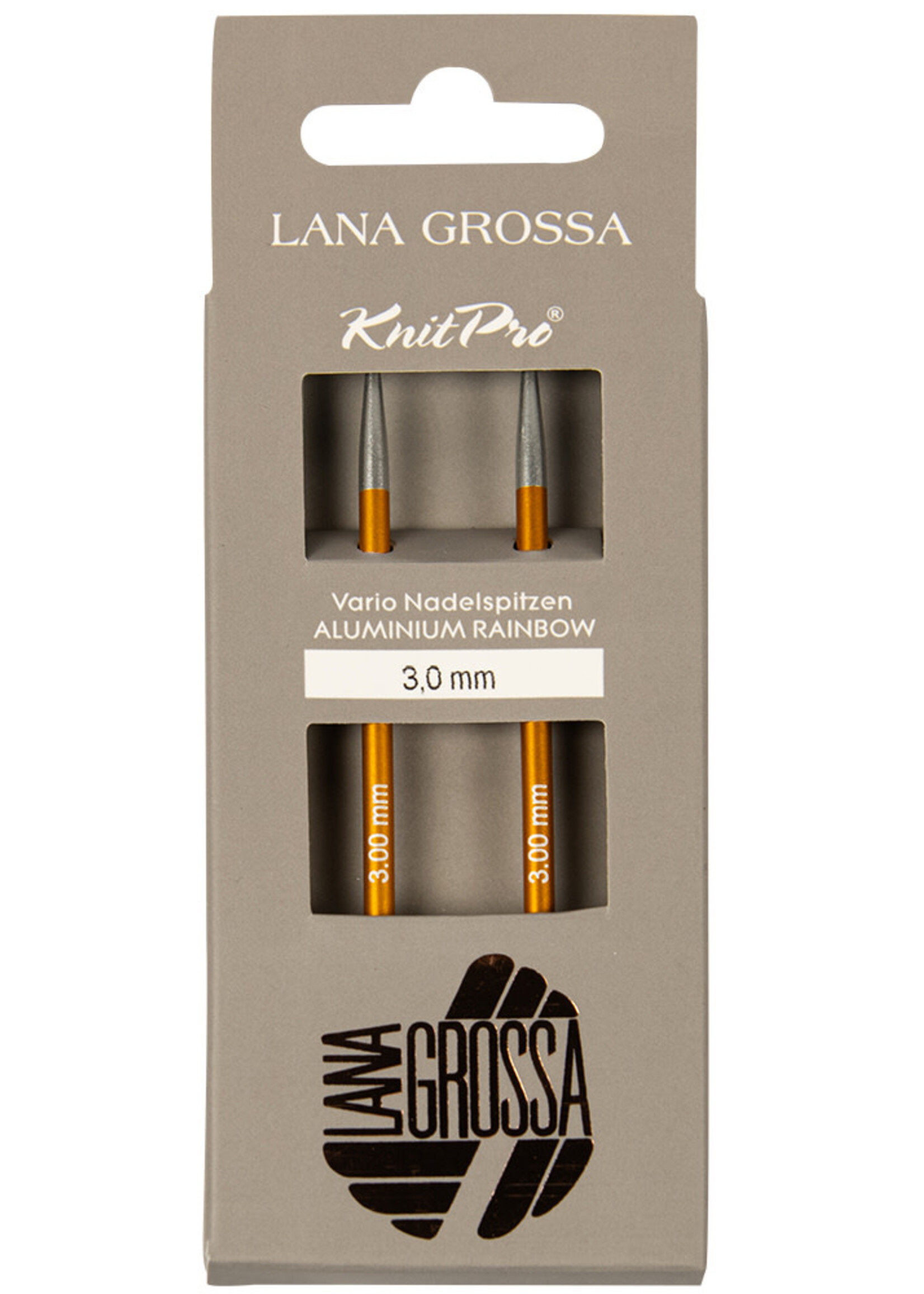 KnitPro Naald punten Vario Aluminium Rainbow LANA GROSSA L 11.50cm B 3mm